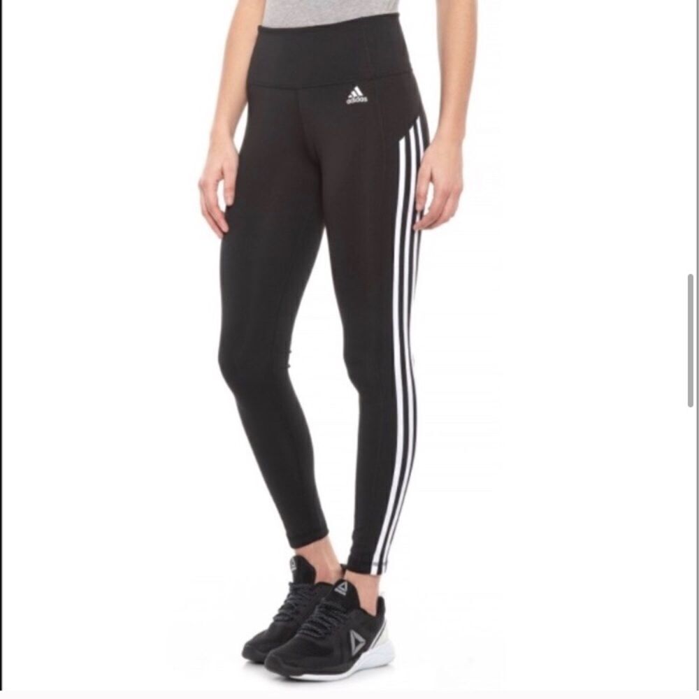 Adidas Aeroready Leggings - 3-Stripe Running Tights S New NWT